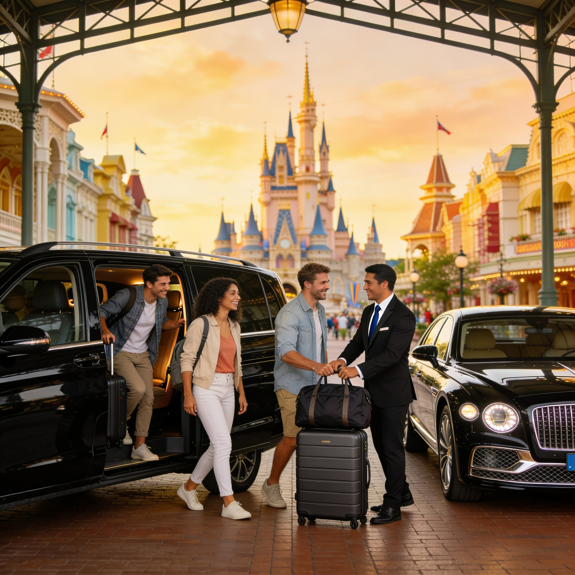 Reliable Paris Orly Airport taxi and private shuttle transfer to Paris city hotels and Disneyland Paris