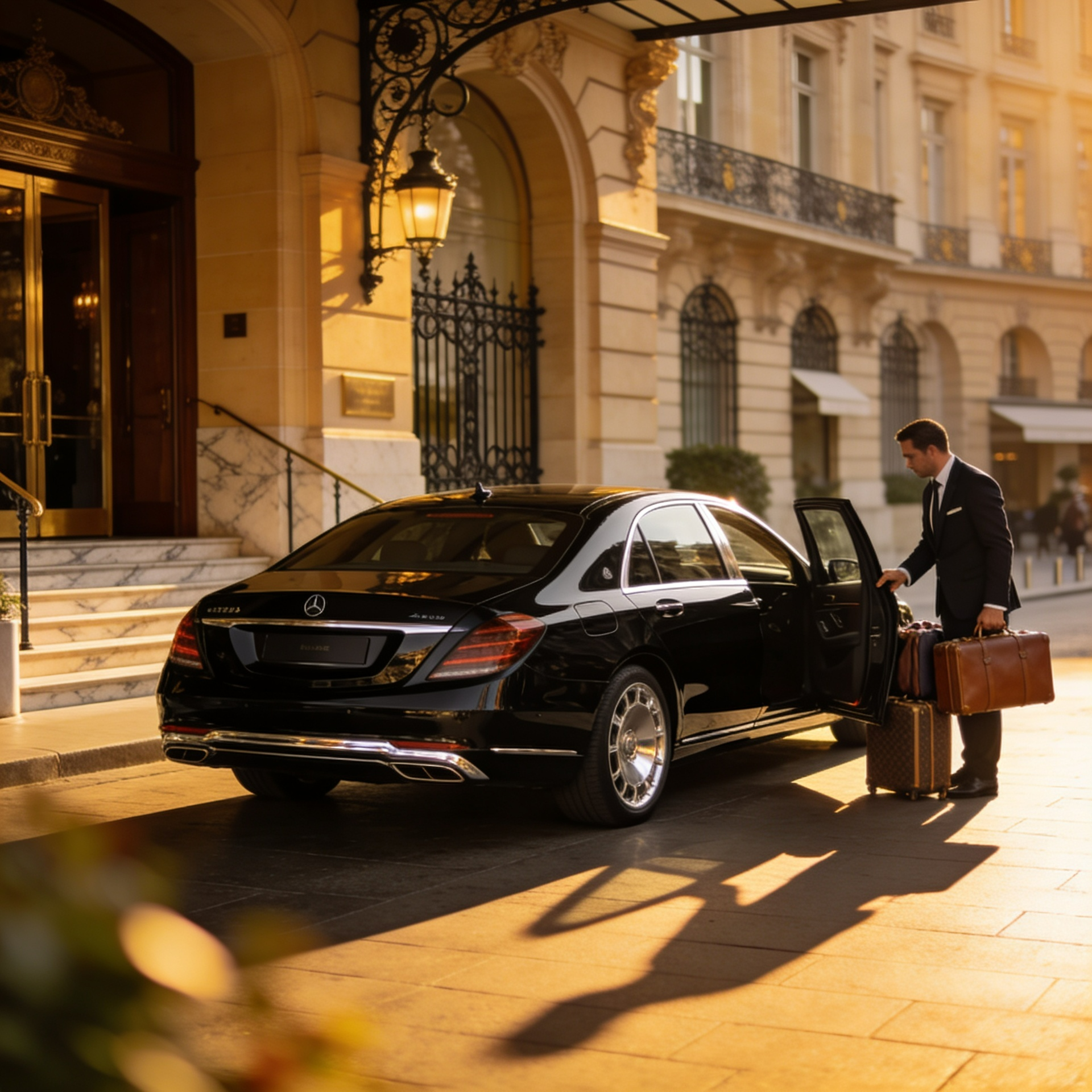 Reliable airport taxi transfer from Charles de Gaulle Airport to Paris hotels and Disneyland Paris with private shuttle service